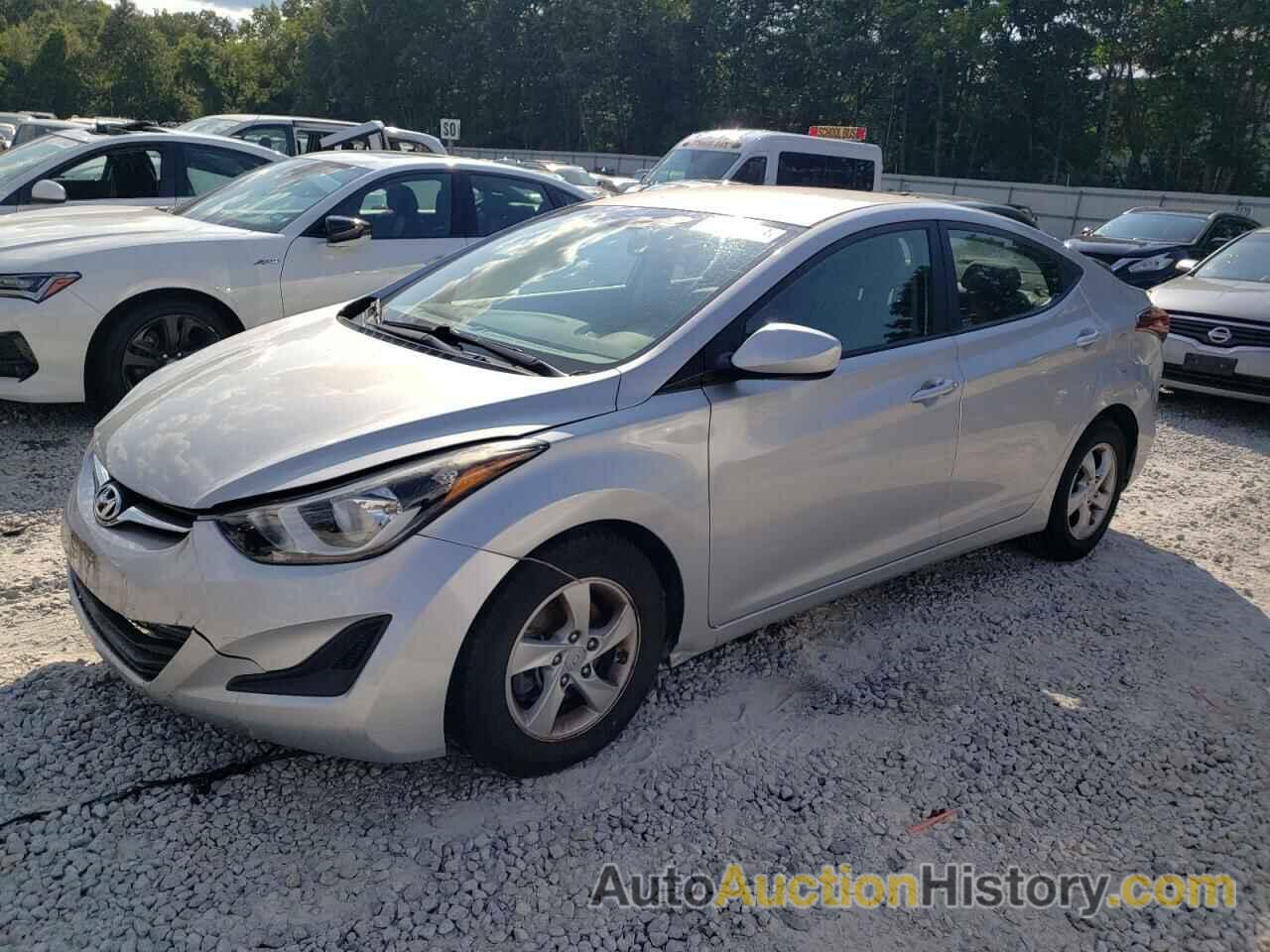 2014 HYUNDAI ELANTRA SE, KMHDH4AE6EU181435