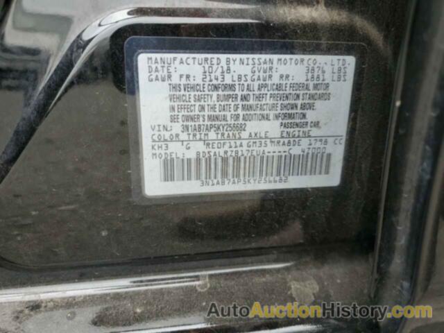 NISSAN SENTRA S, 3N1AB7AP5KY256682