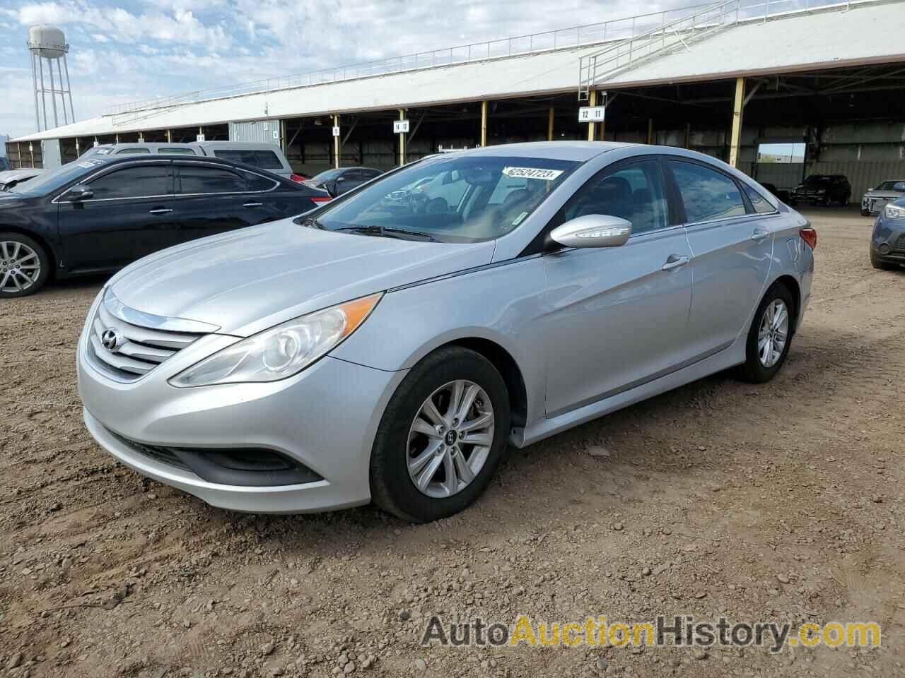 2014 HYUNDAI SONATA GLS, 5NPEB4AC5EH936173