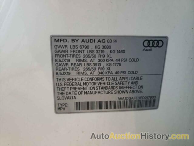 AUDI Q7 PREMIUM, WA1CGAFE3ED017600