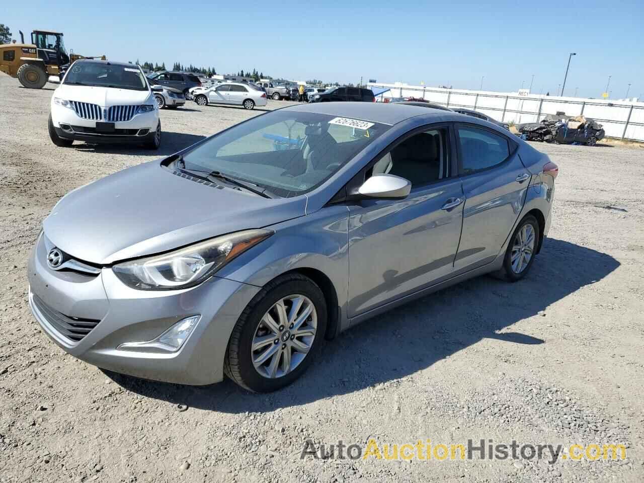 2014 HYUNDAI ELANTRA SE, KMHDH4AE8EU167374