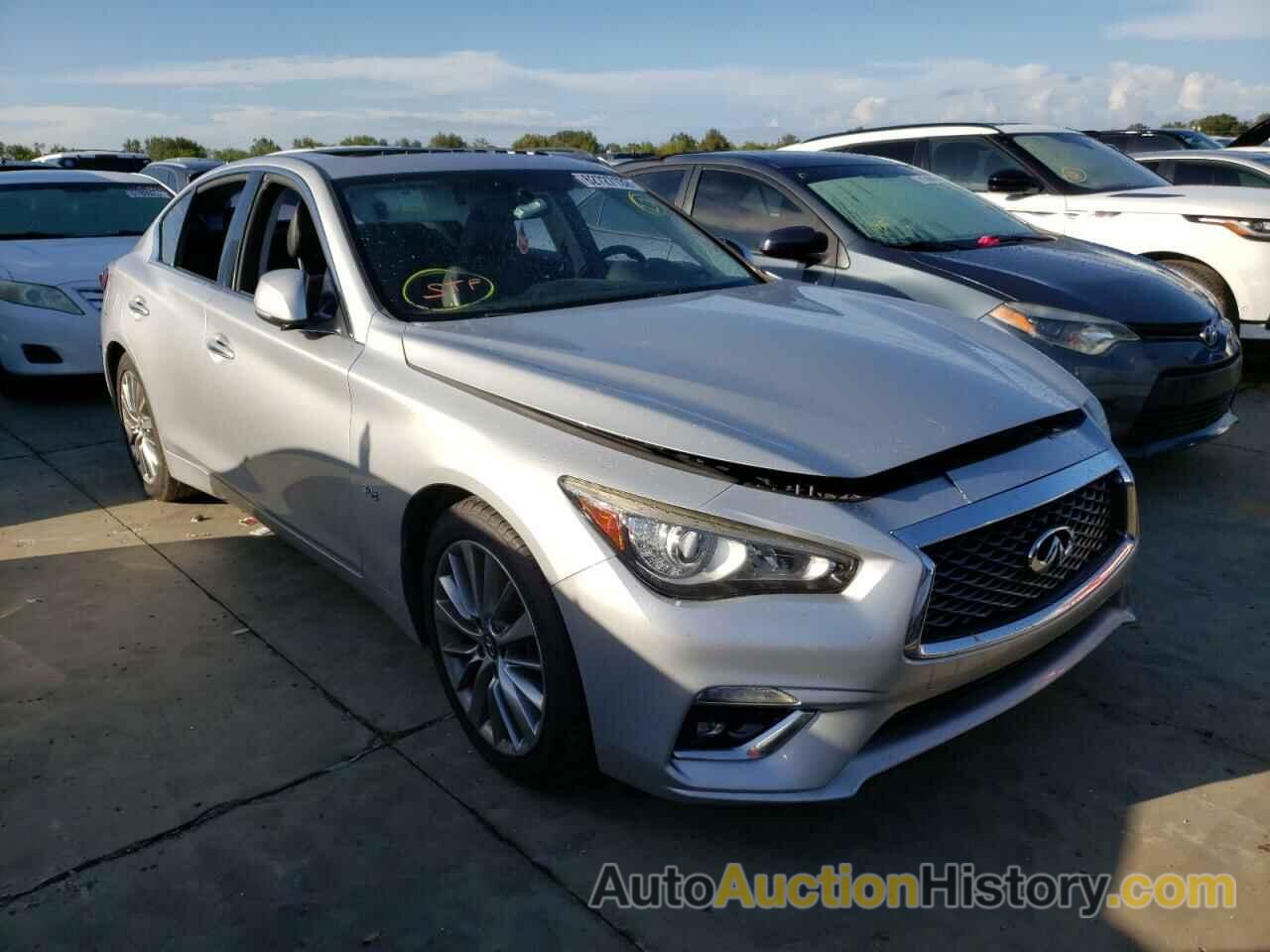 2018 INFINITI Q50 LUXE, JN1EV7APXJM364015