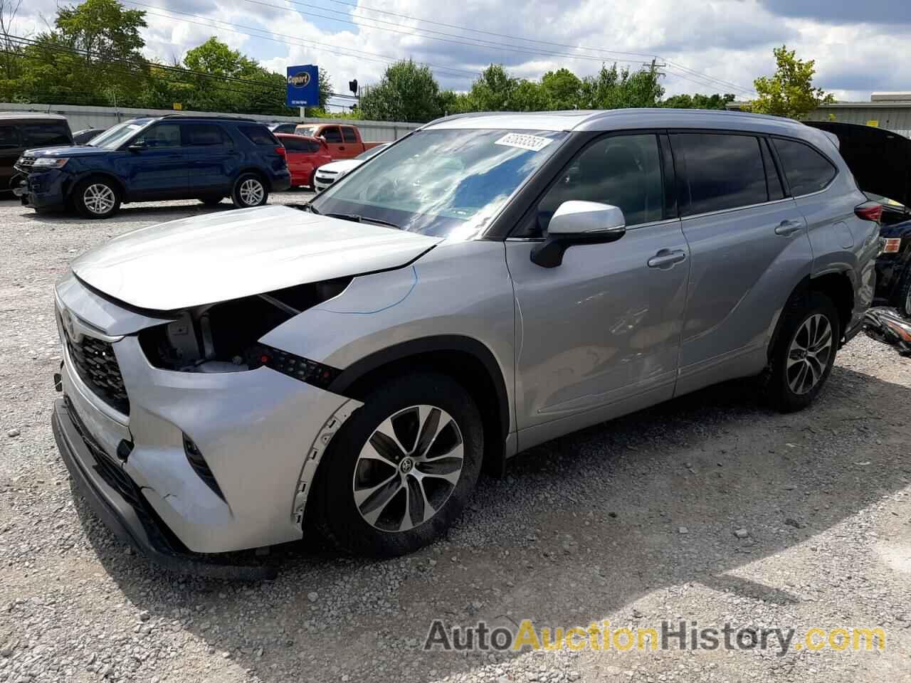 2020 TOYOTA HIGHLANDER XLE, 5TDGZRBH5LS029801