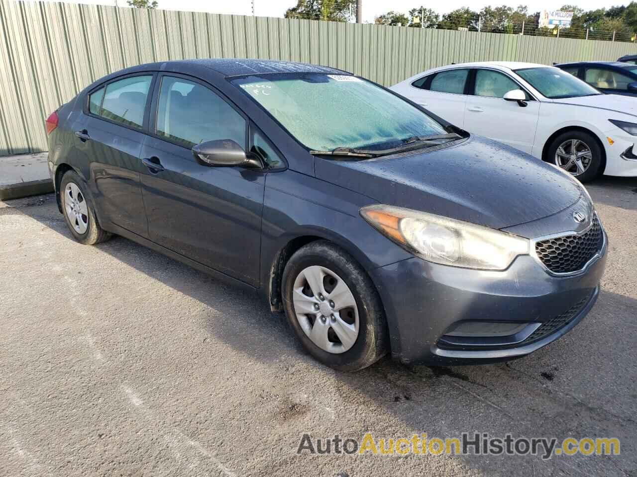 2016 KIA FORTE LX, KNAFK4A65G5495370