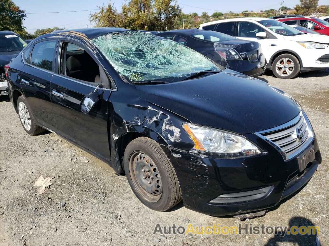 2013 NISSAN SENTRA S, 3N1AB7AP0DL794190