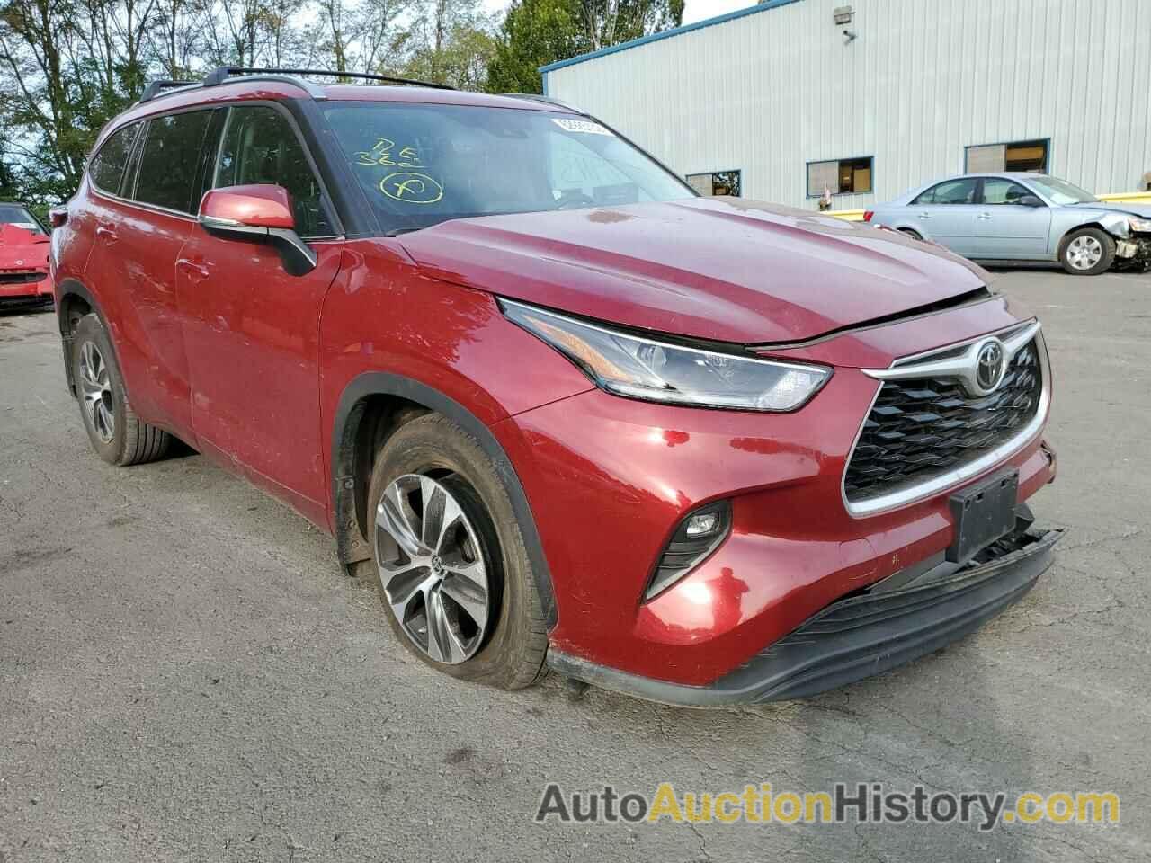 2021 TOYOTA HIGHLANDER XLE, 5TDGZRBHXMS088618