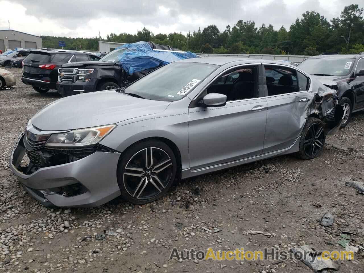 2017 HONDA ACCORD SPORT, 1HGCR2F50HA160694