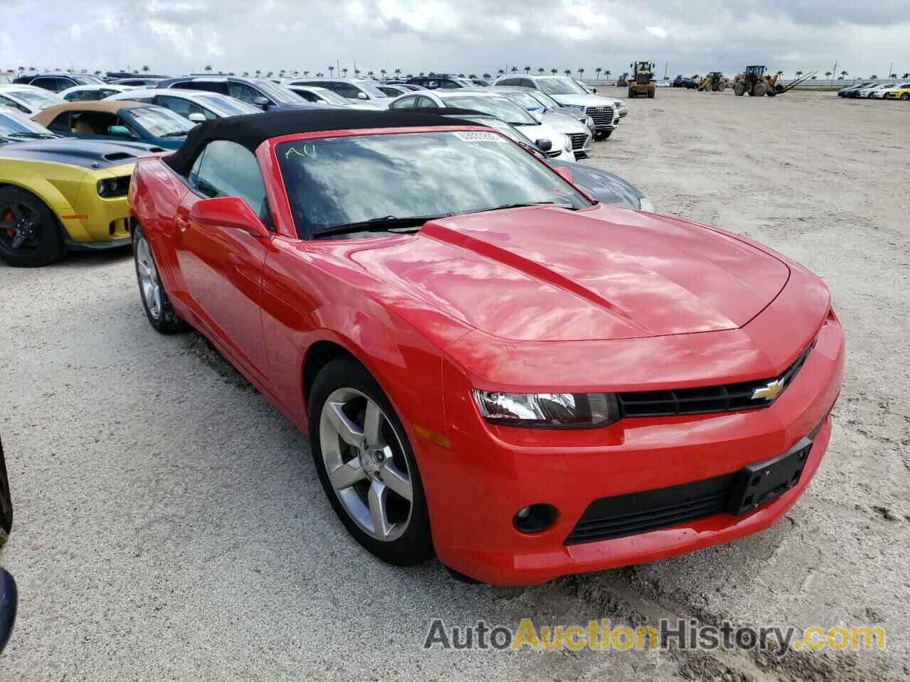 2015 CHEVROLET CAMARO LT, 2G1FD3D3XF9295250