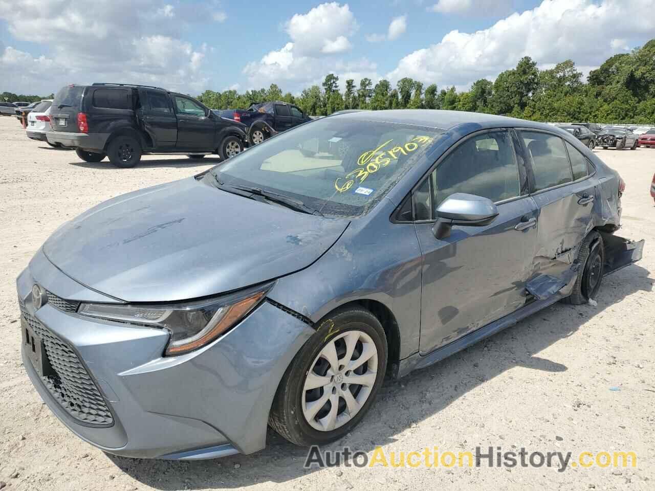 2020 TOYOTA COROLLA LE, JTDEPRAE0LJ109539