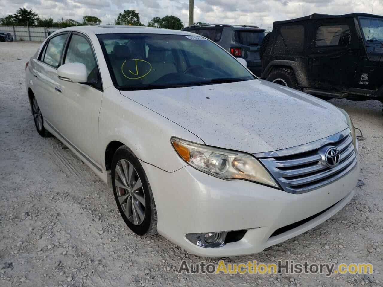 2011 TOYOTA AVALON BASE, 4T1BK3DB4BU415085