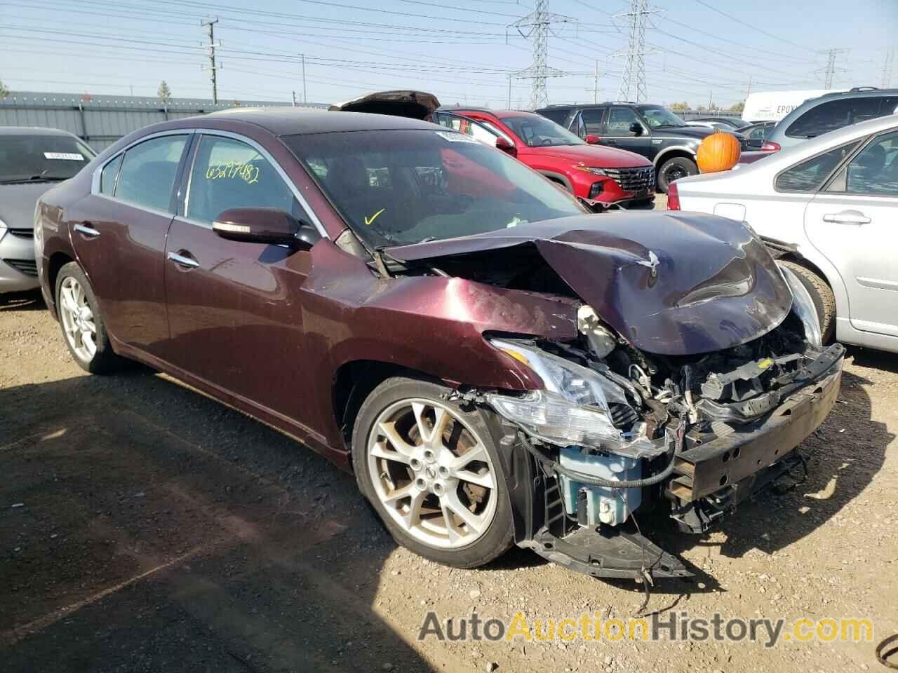 2014 NISSAN MAXIMA S, 1N4AA5AP1EC477963