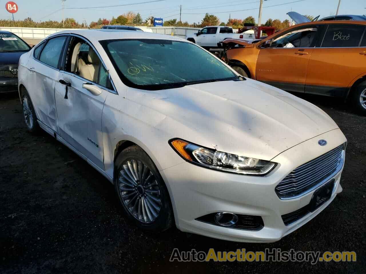 2014 FORD FUSION TITANIUM HEV, 3FA6P0RU9ER211626