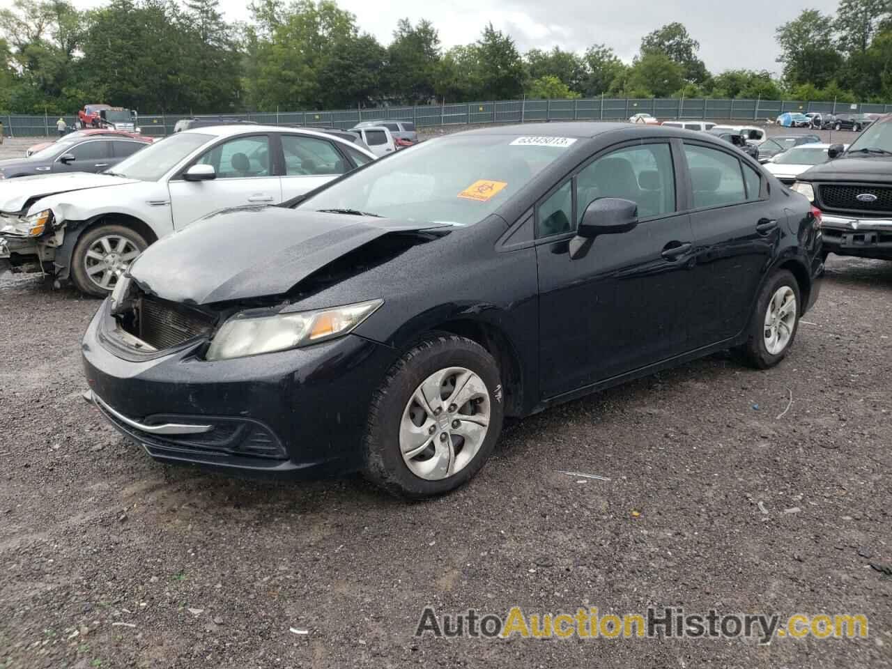 2013 HONDA CIVIC LX, 19XFB2F57DE100158