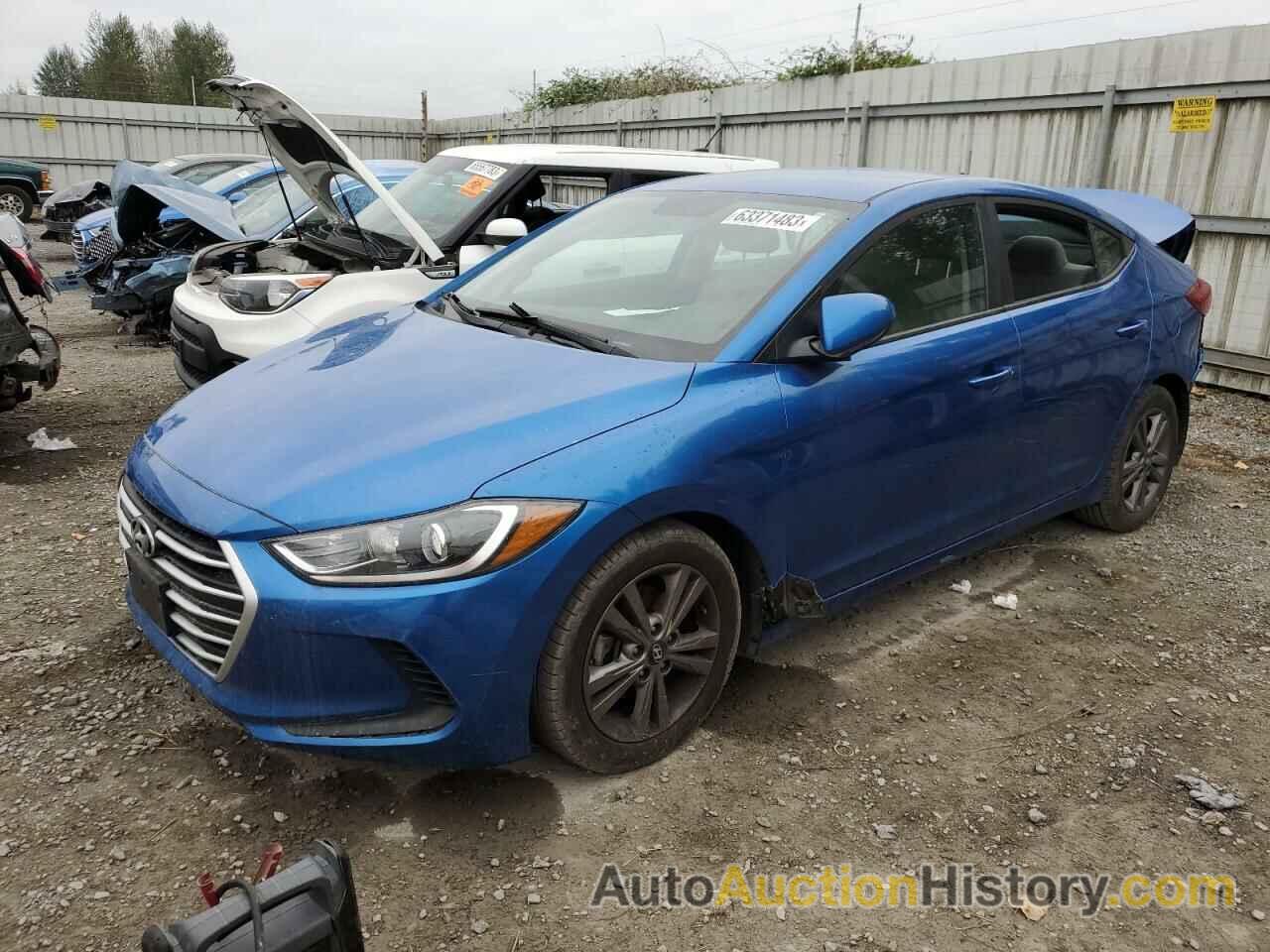 2018 HYUNDAI ELANTRA SEL, 5NPD84LF7JH241303