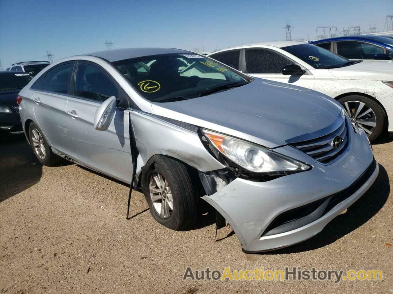 2014 HYUNDAI SONATA GLS, 5NPEB4AC4EH866133