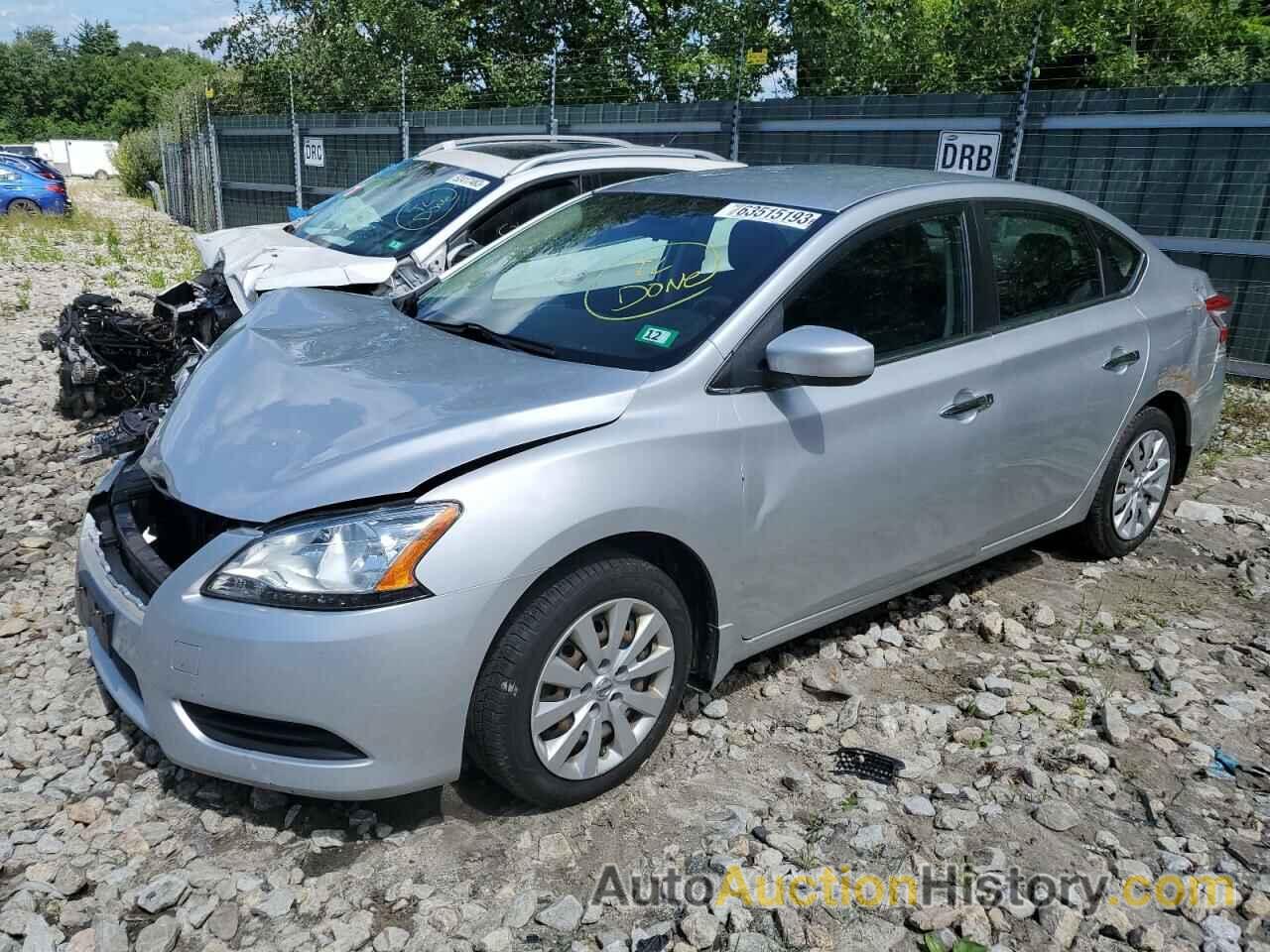 2015 NISSAN SENTRA S, 3N1AB7AP8FY316251