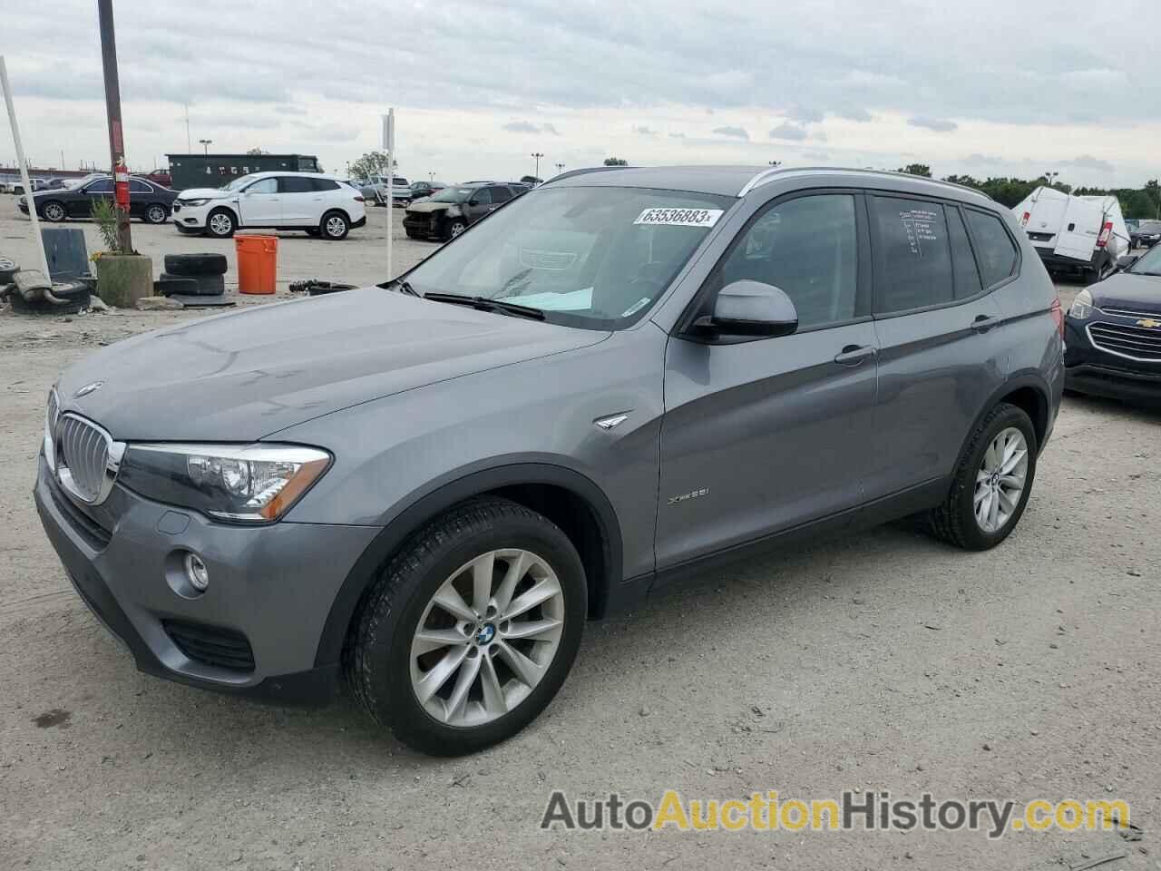 2016 BMW X3 XDRIVE28I, 5UXWX9C57G0D91581