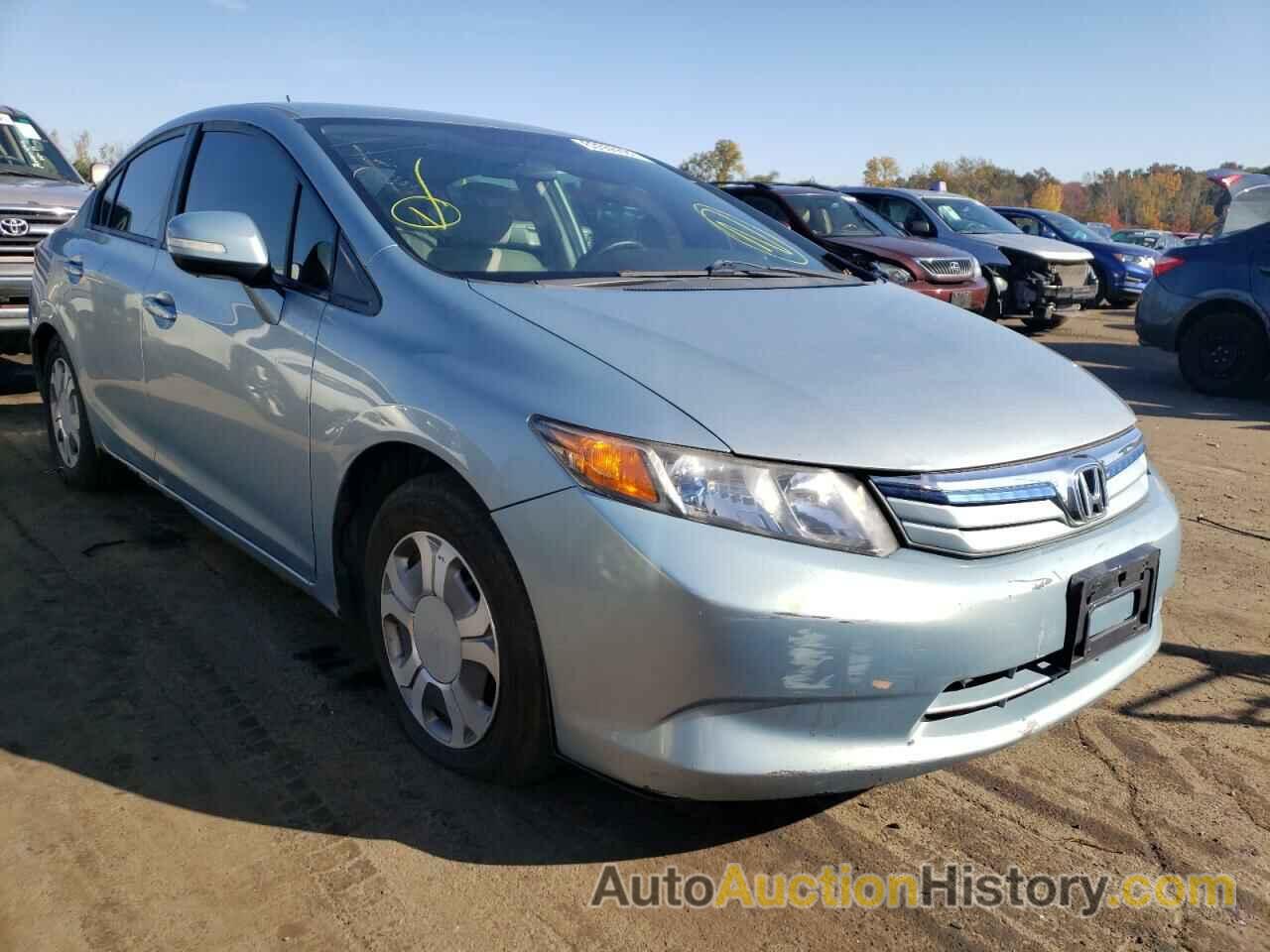 2012 HONDA CIVIC HYBRID, JHMFB4F24CS008520