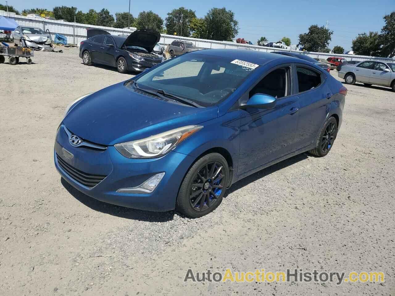 2014 HYUNDAI ELANTRA SE, KMHDH4AEXEU186721