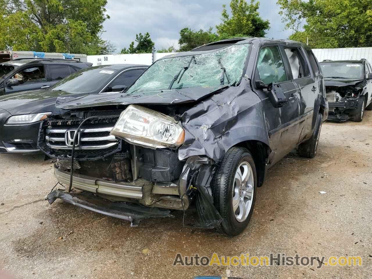 2014 HONDA PILOT EXL, 5FNYF4H50EB016717