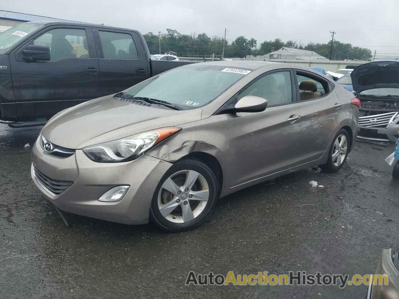 2013 HYUNDAI ELANTRA GLS, 5NPDH4AE9DH440514