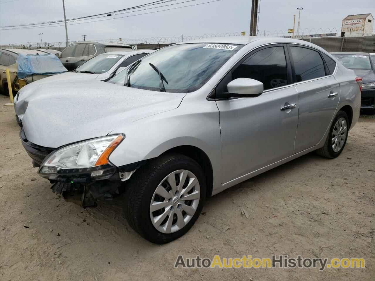 2013 NISSAN SENTRA S, 1N4AB7AP0DN907185