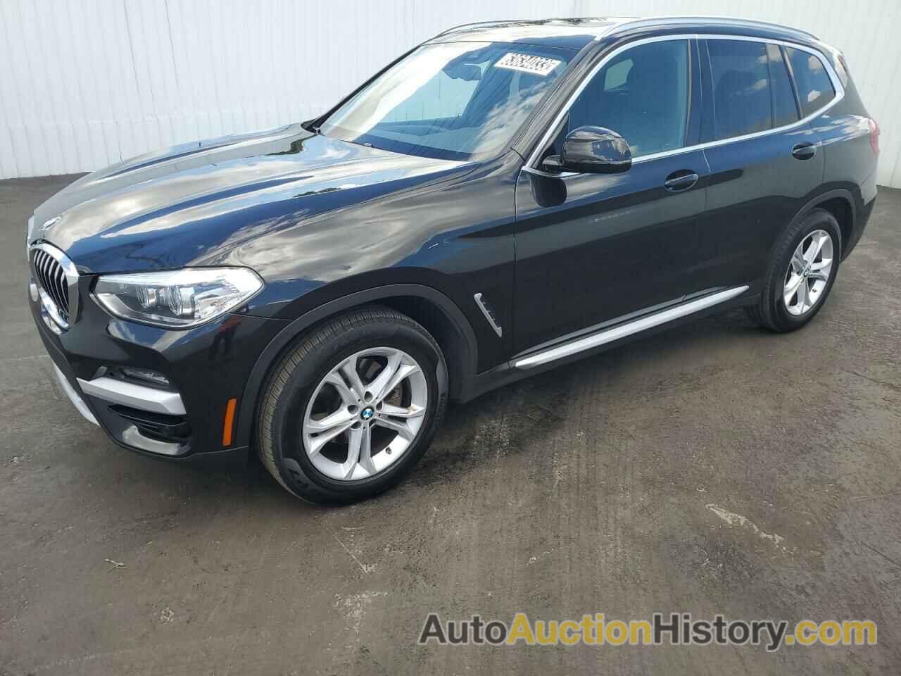 2021 BMW X3 SDRIVE30I, 5UXTY3C06M9H46720