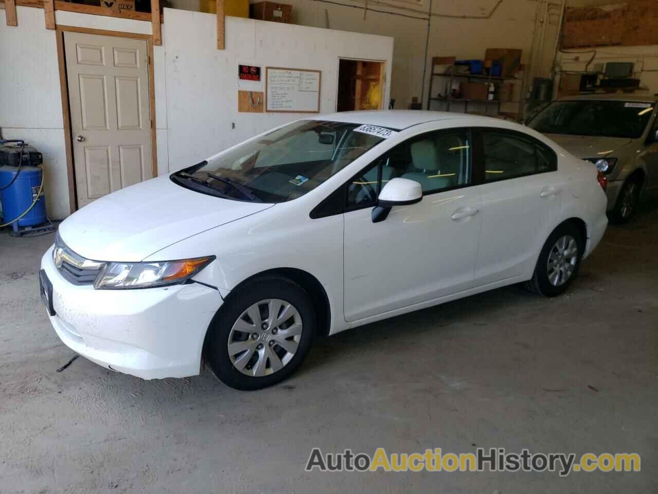 2012 HONDA CIVIC LX, 19XFB2F57CE065393