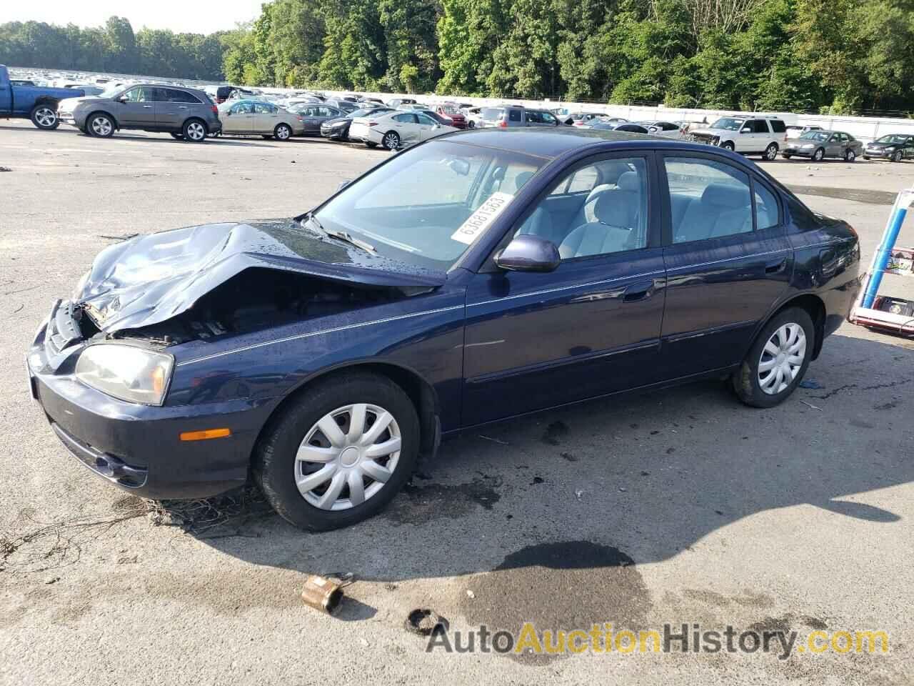 2005 HYUNDAI ELANTRA GLS, KMHDN46D85U117339