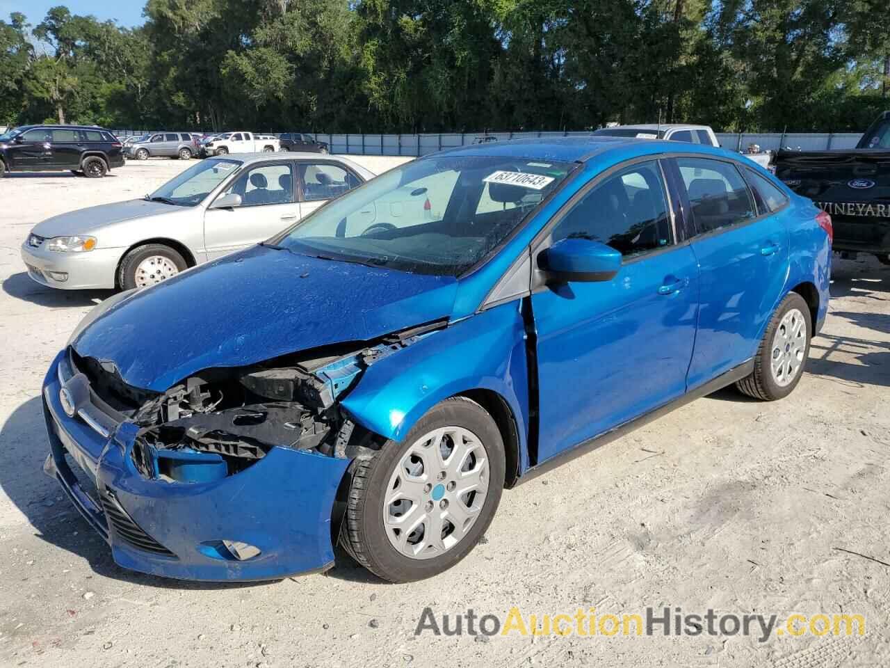 2012 FORD FOCUS SE, 1FAHP3F29CL304168