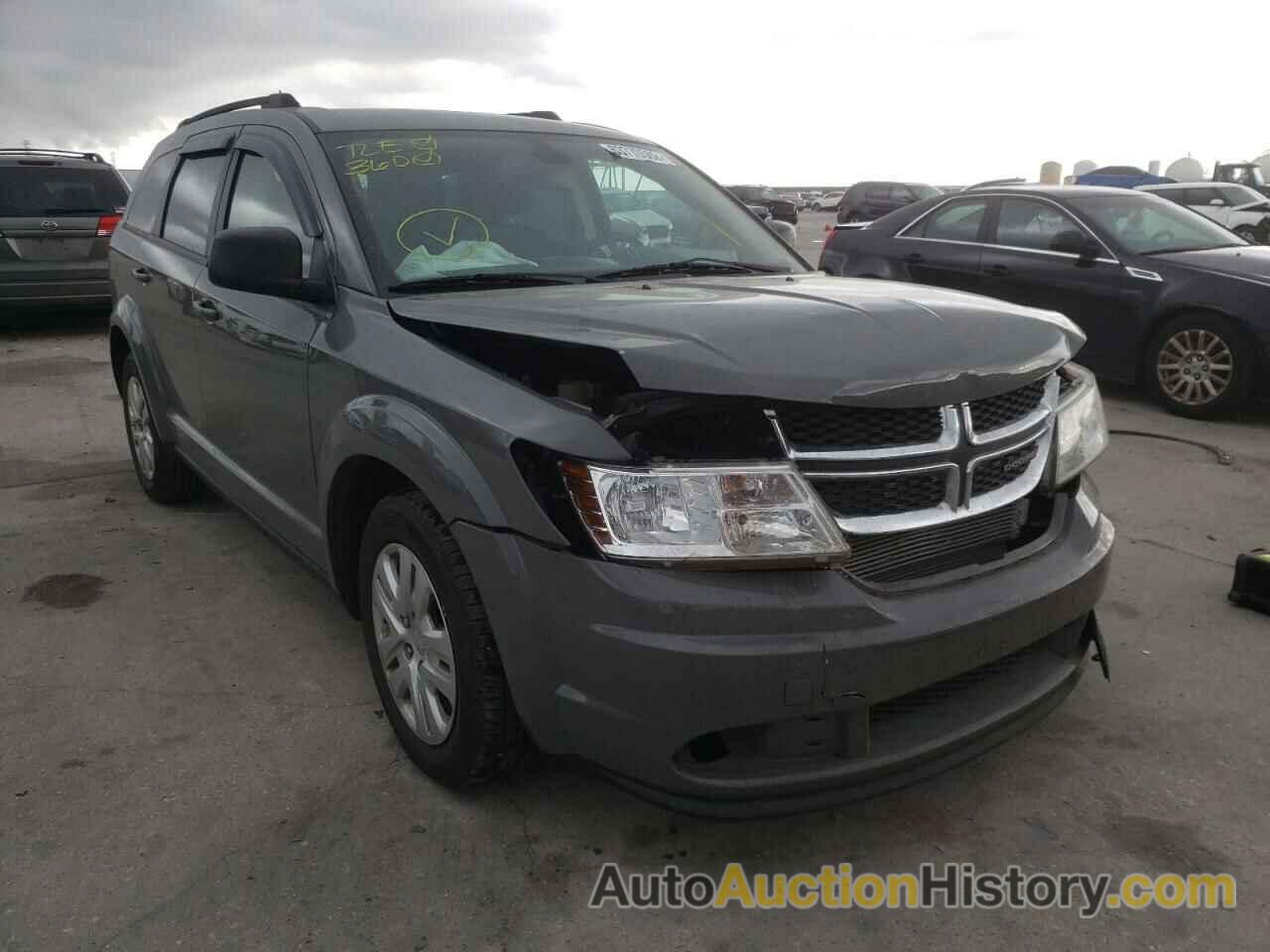 2020 DODGE JOURNEY SE, 3C4PDCAB5LT278730