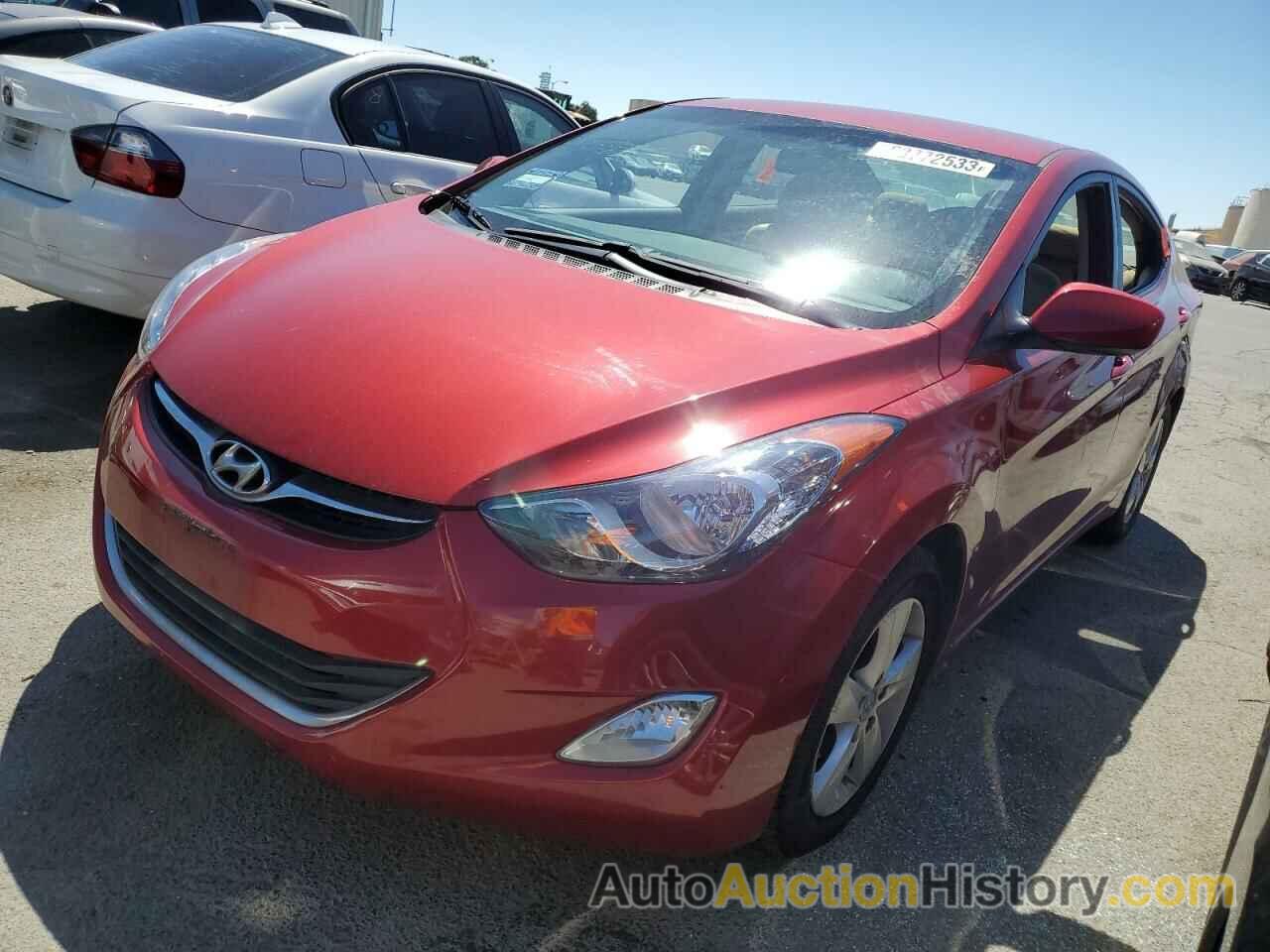 2012 HYUNDAI ELANTRA GLS, KMHDH4AE3CU327190