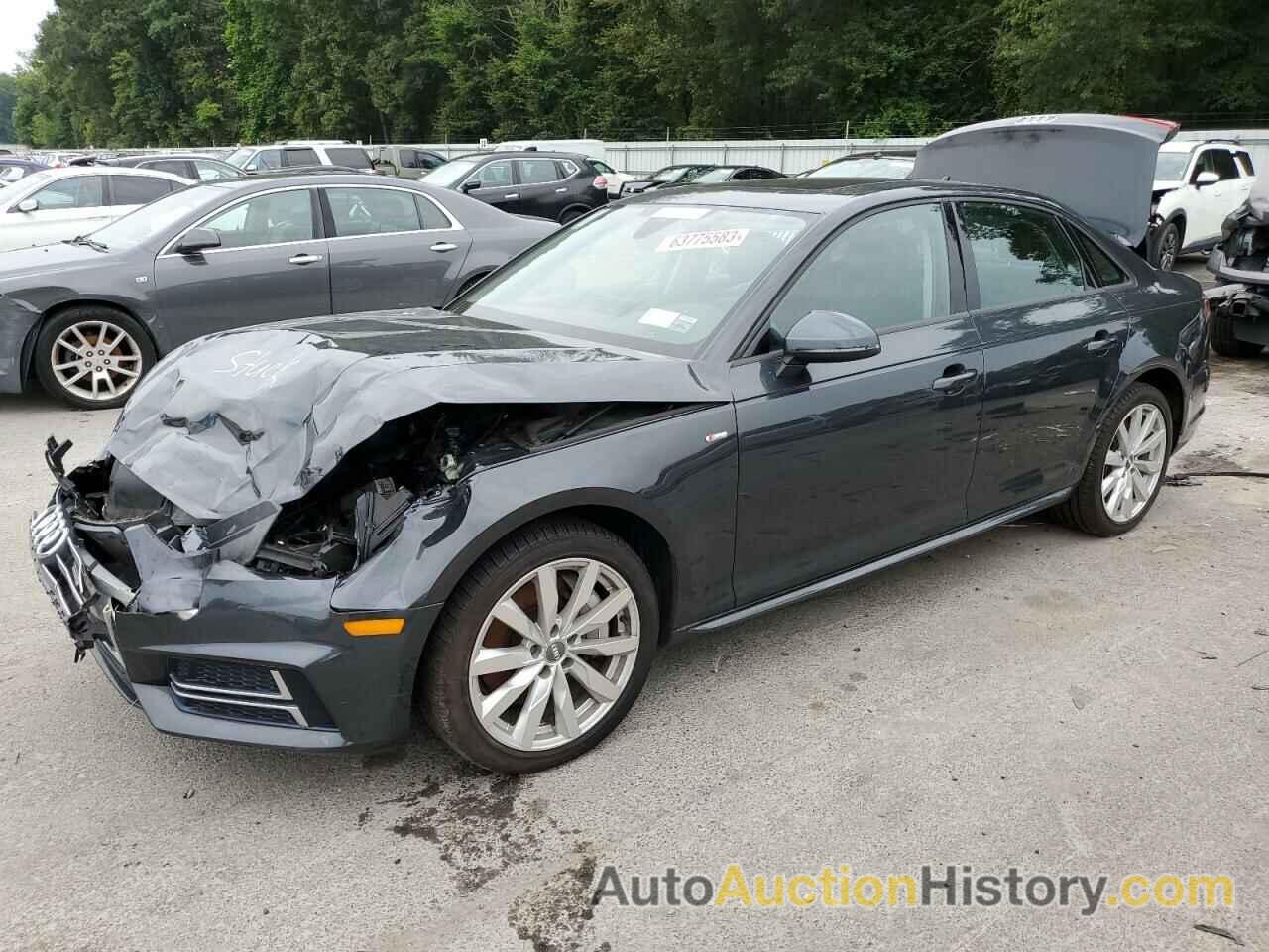 2018 AUDI A4 PREMIUM, WAUDNAF49JA131004