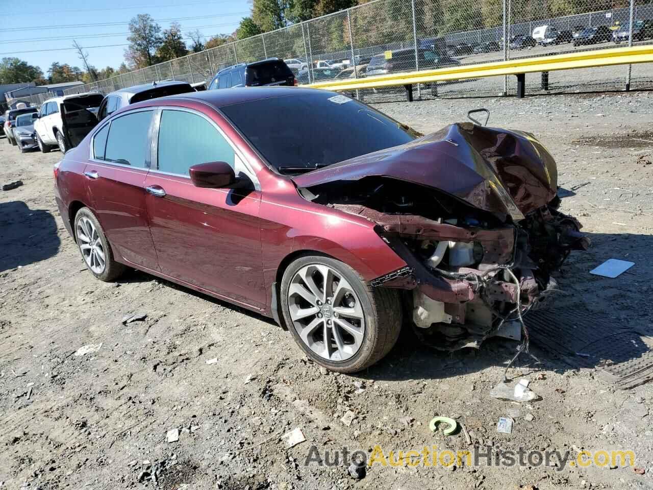 2015 HONDA ACCORD SPORT, 1HGCR2F58FA033737