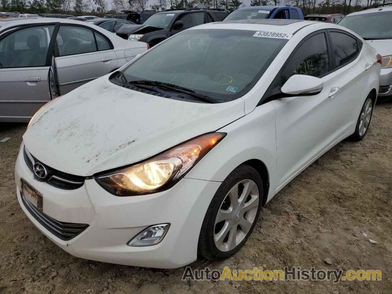 2012 HYUNDAI ELANTRA GLS, 5NPDH4AE0CH106435