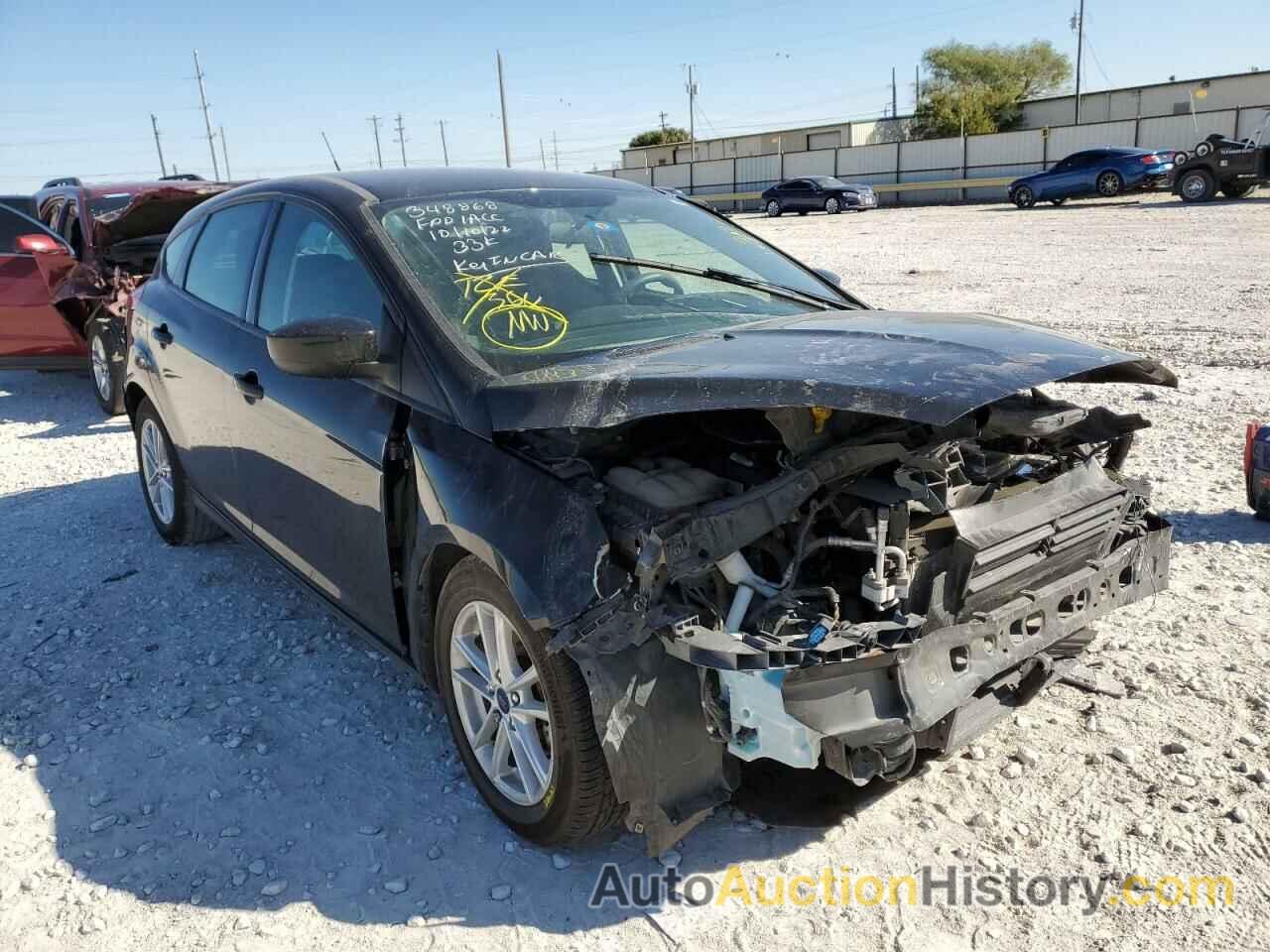 2018 FORD FOCUS SE, 1FADP3K25JL229681