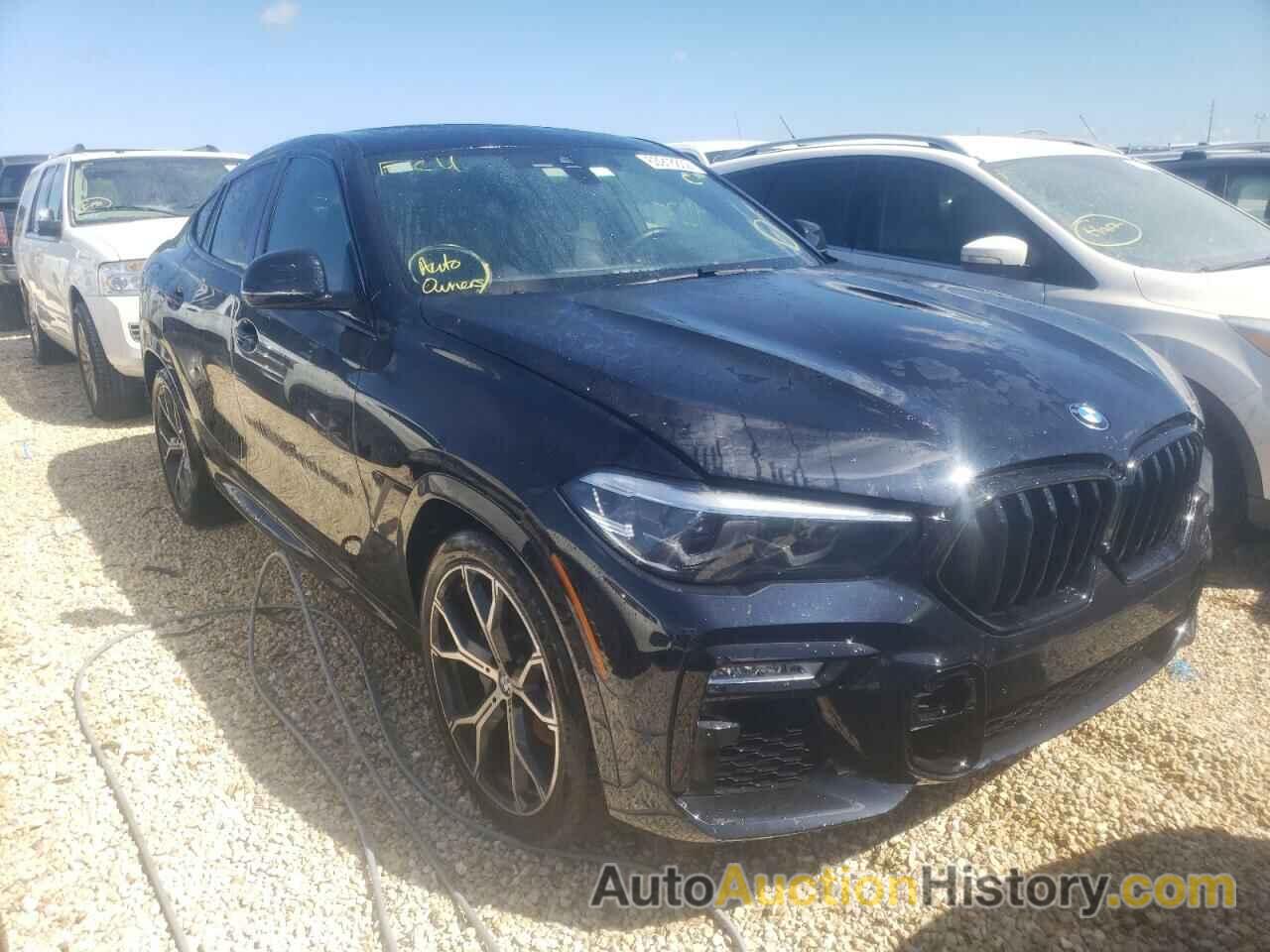 2021 BMW X6 SDRIVE 40I, 5UXCY4C07M9E14937