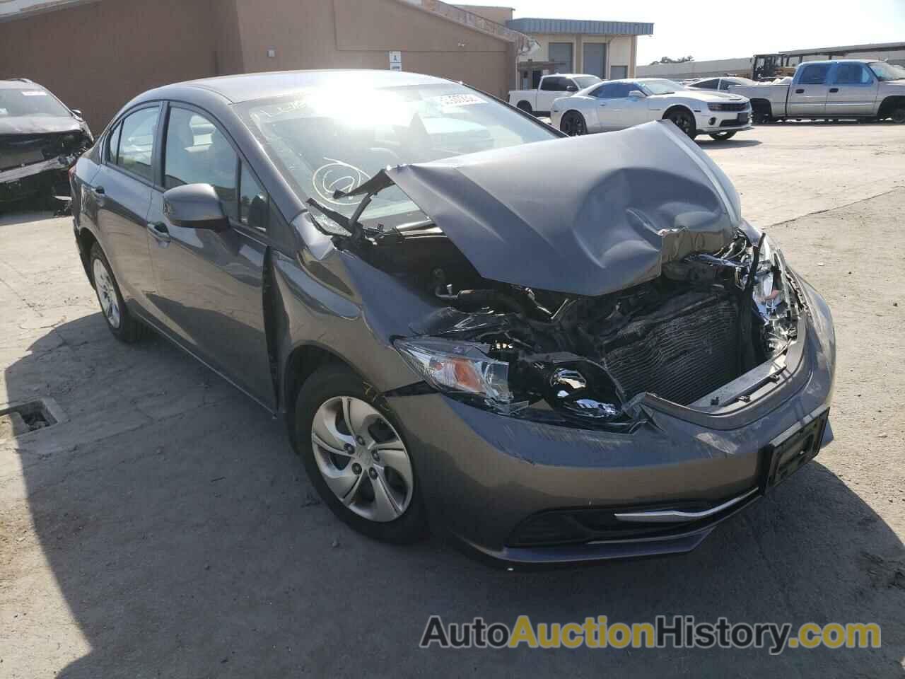 2013 HONDA CIVIC LX, 19XFB2F52DE096424