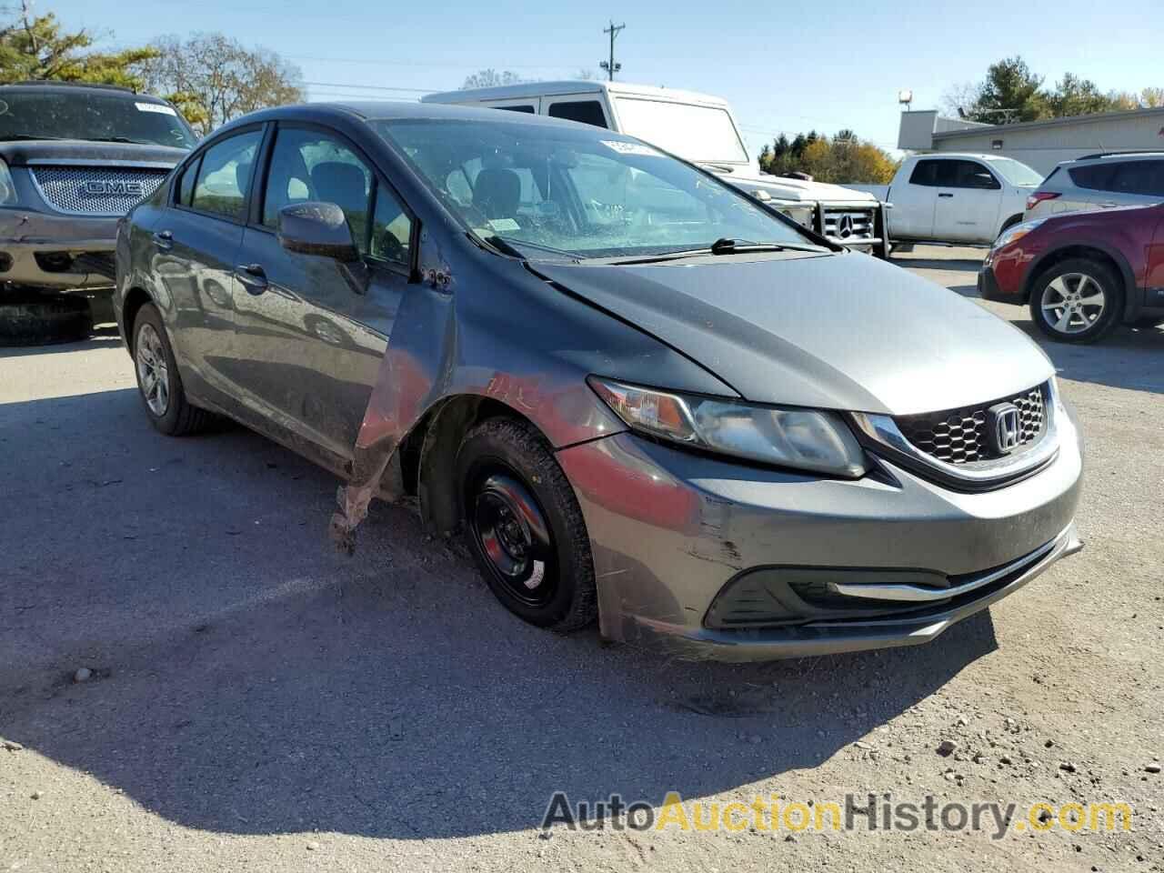 2013 HONDA CIVIC LX, 19XFB2F50DE060148