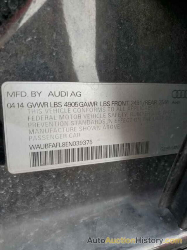 AUDI A4 PREMIUM, WAUBFAFL8EN039375