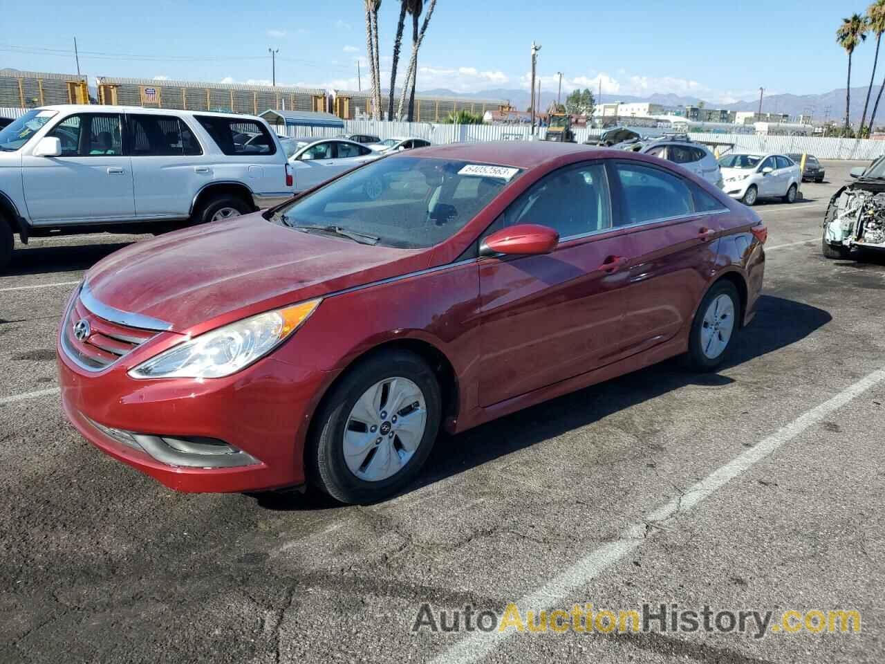 2014 HYUNDAI SONATA GLS, 5NPEB4AC7EH824930