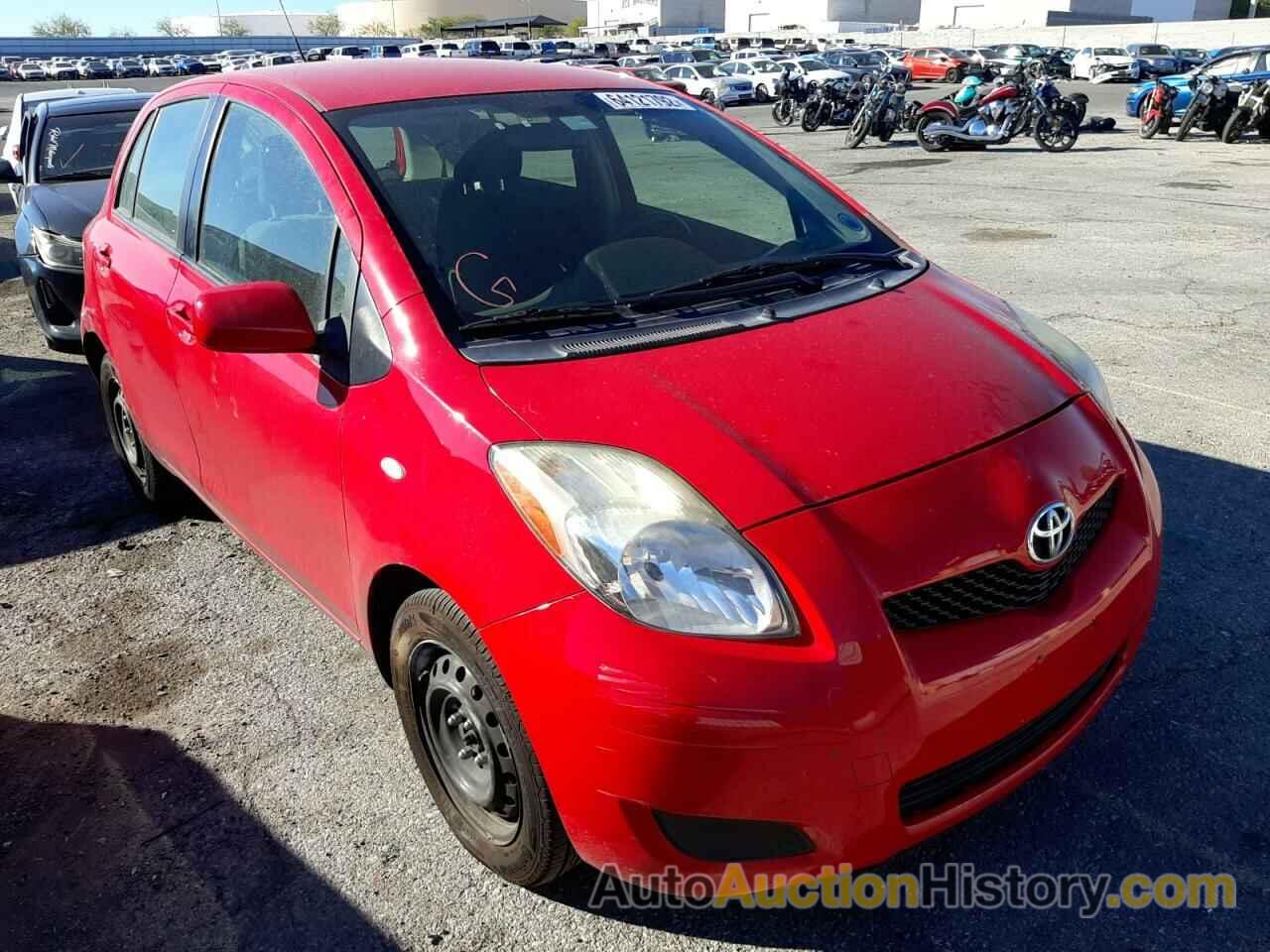 2011 TOYOTA YARIS, JTDKT4K39B5339277