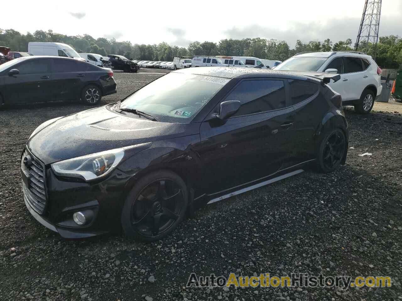 2014 HYUNDAI VELOSTER TURBO, KMHTC6AE1EU199136