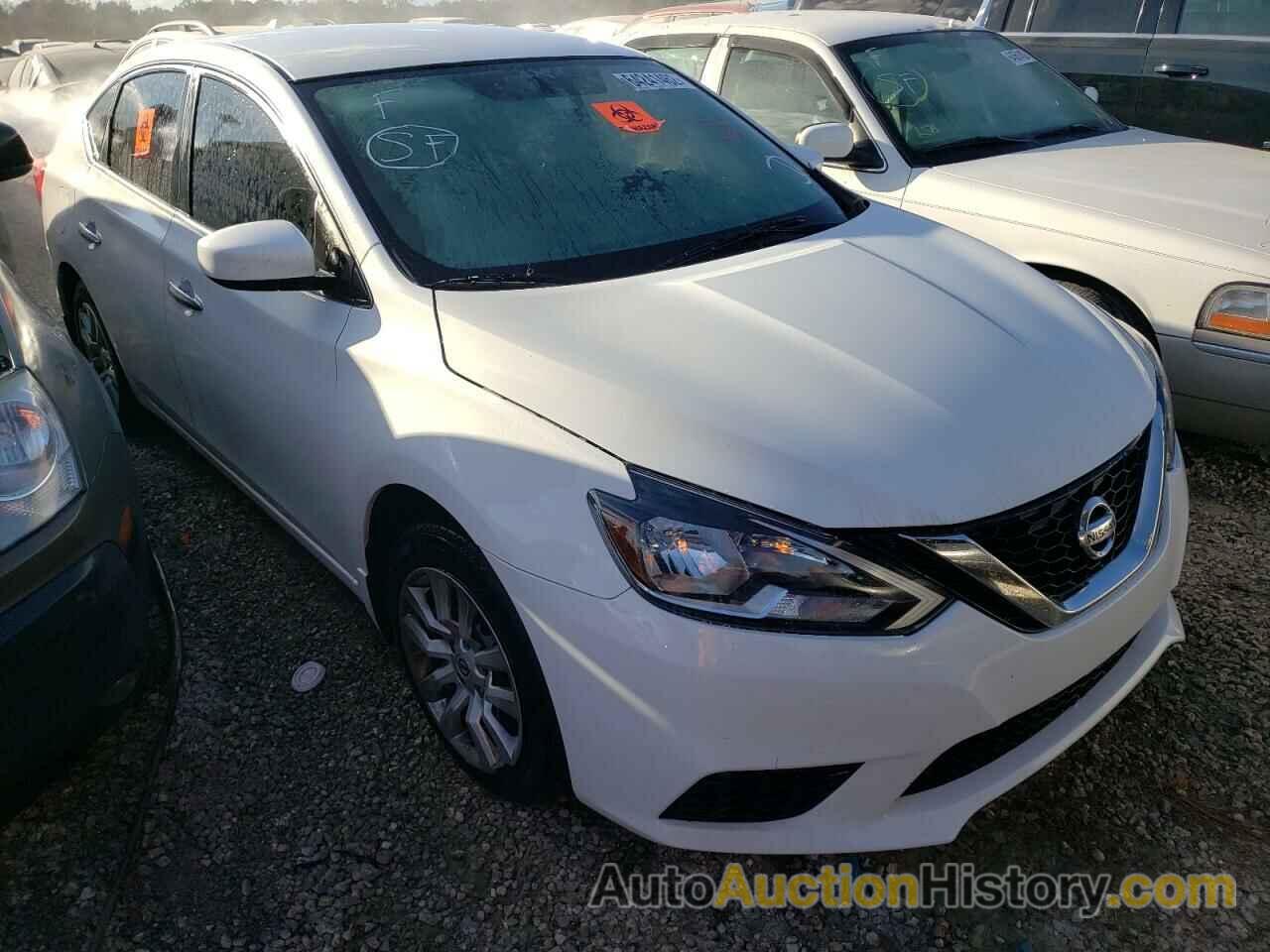 2016 NISSAN SENTRA S, 3N1AB7AP4GY234048