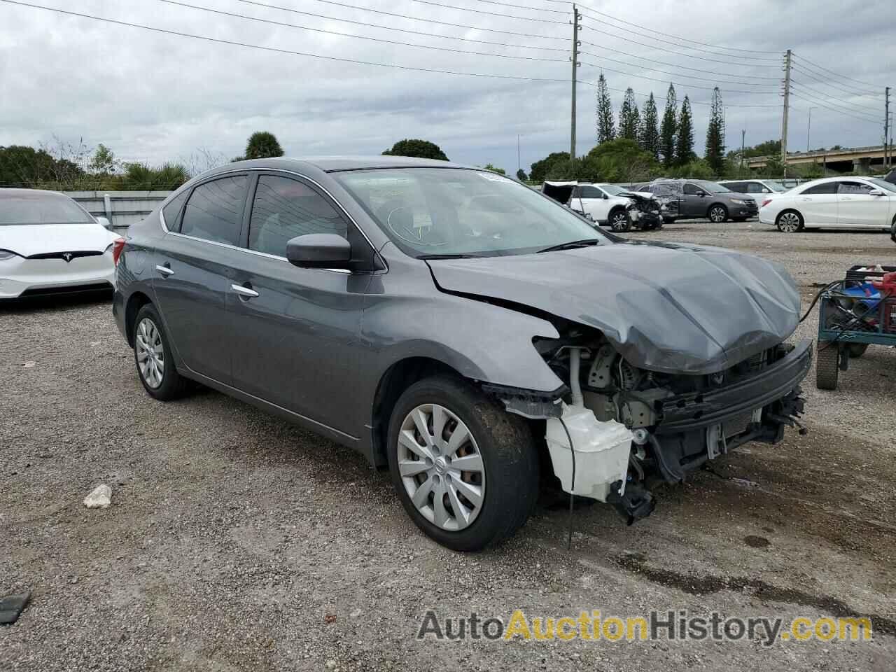 2019 NISSAN SENTRA S, 3N1AB7AP6KY223447