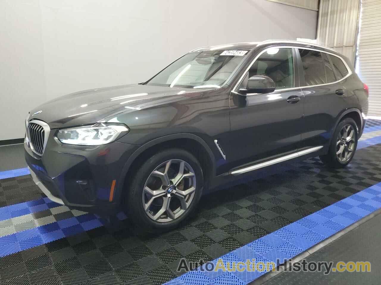 2022 BMW X3 SDRIVE30I, 5UX43DP08N9M83793