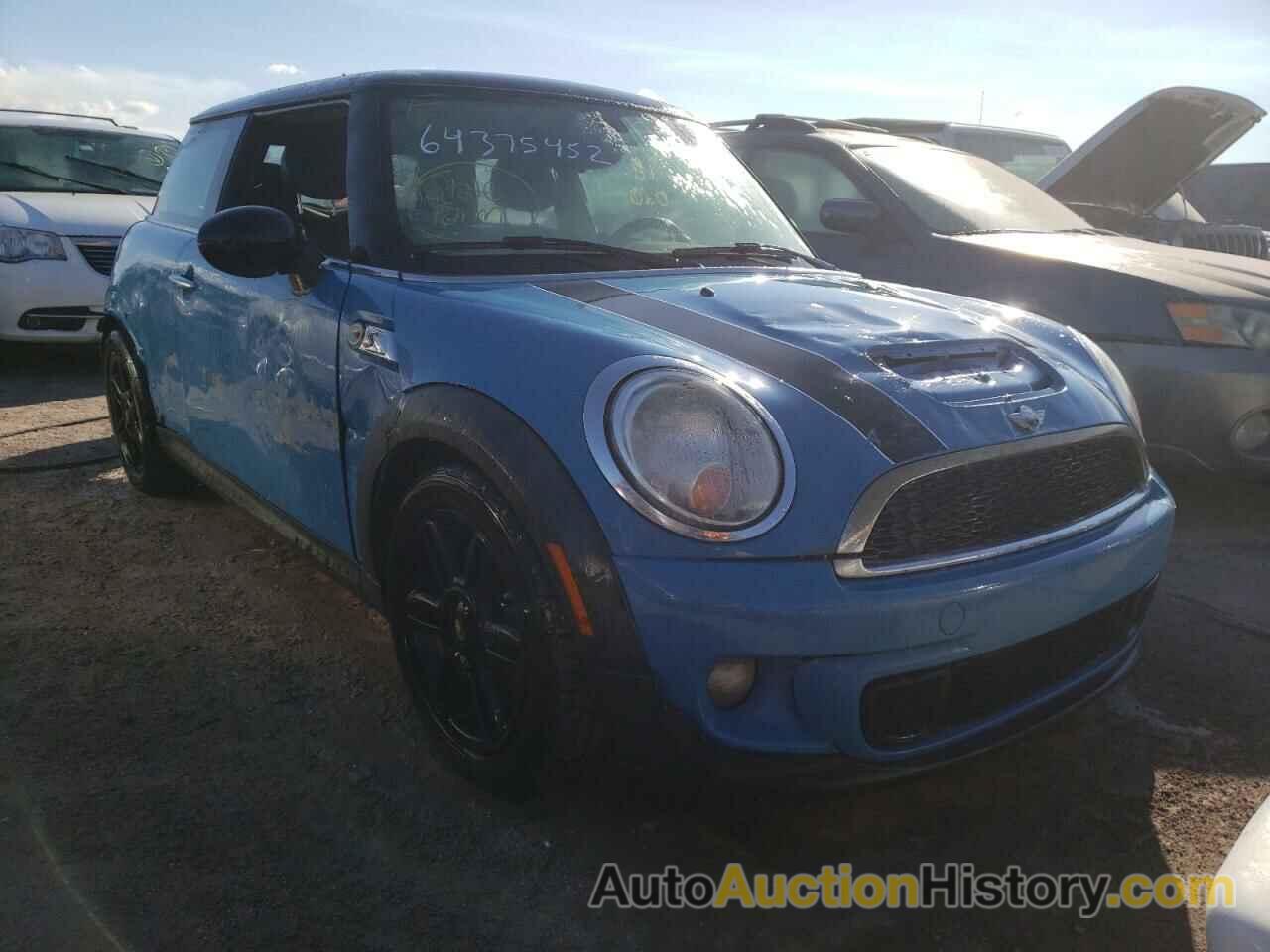 2013 MINI COOPER S, WMWSV3C52DT390863