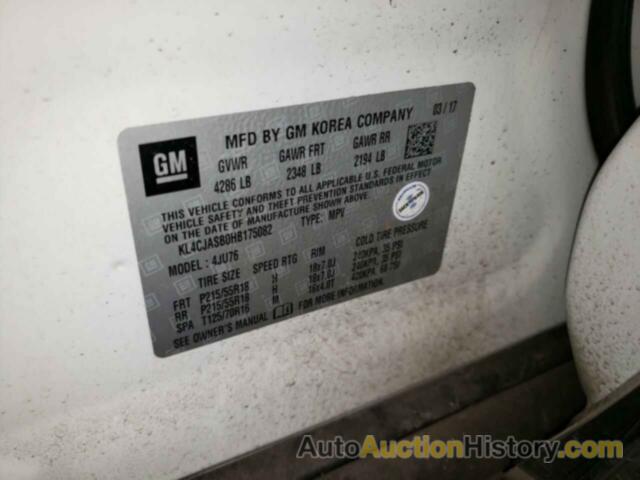 BUICK ENCORE PREFERRED, KL4CJASB0HB175082