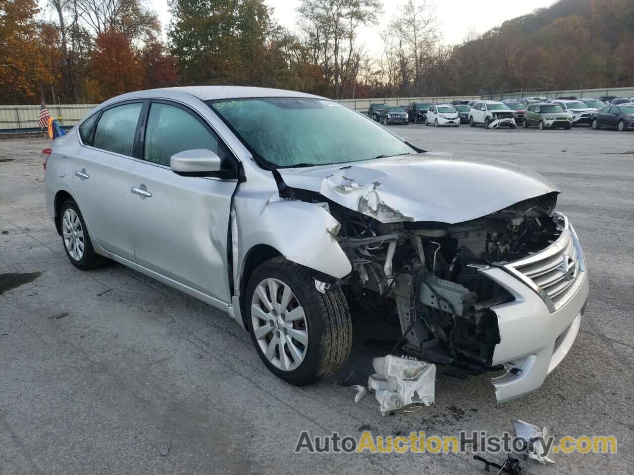 2013 NISSAN SENTRA S, 3N1AB7AP3DL615950