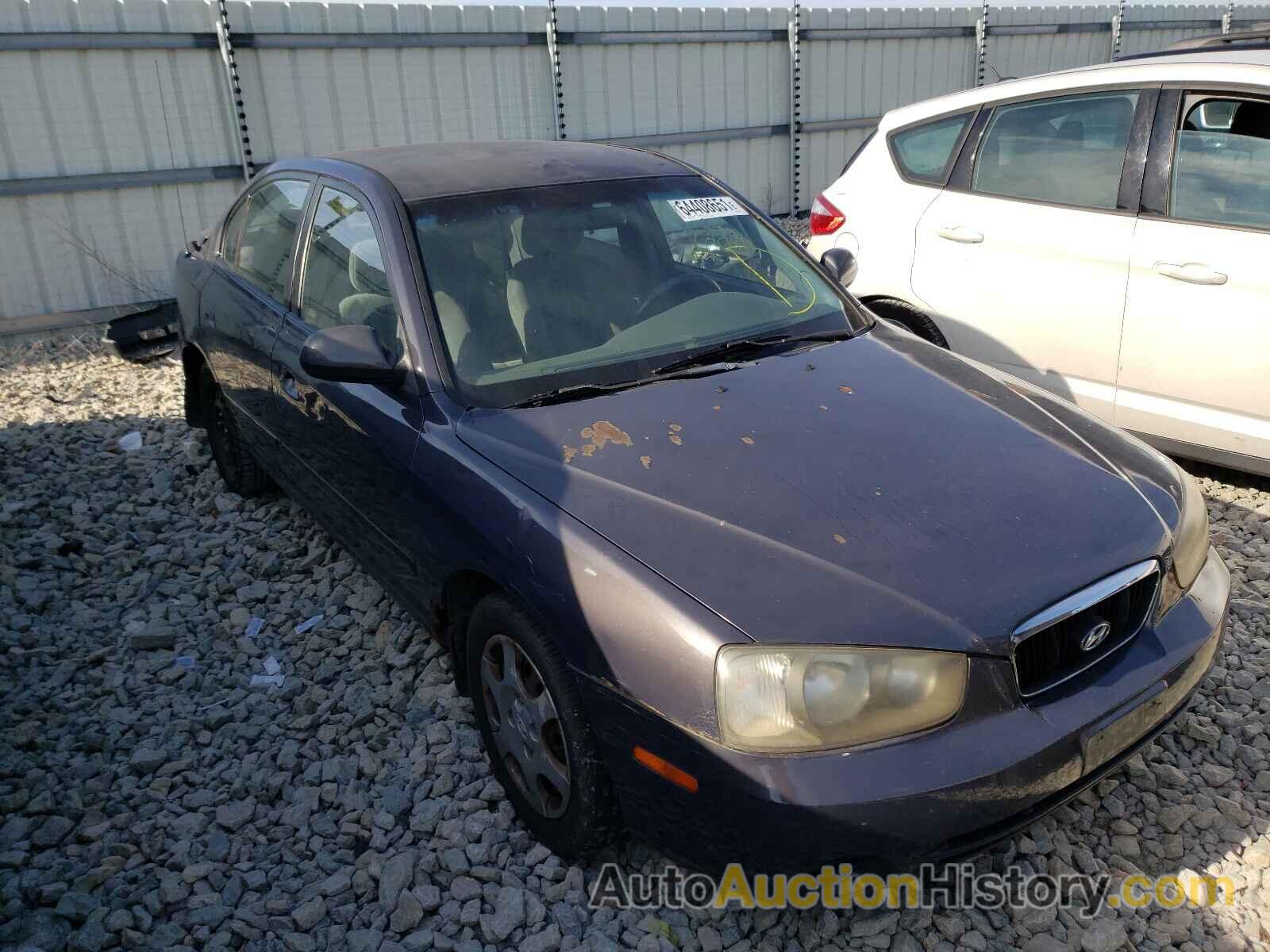 2002 HYUNDAI ELANTRA GLS, KMHDN45D52U463202